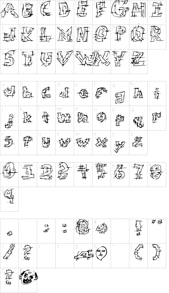 Chaotic Circuit Schriftart Font Download Kostenlos